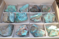 Natural Rough Shattuckite Cobbed Specimens x 12 From Kaokoveld, Namibia