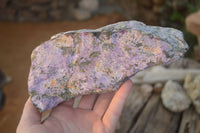 Natural Large Stichtite & Serpentine Cobbed Specimens x 2 From Barberton, South Africa