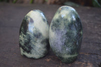 Polished Spotted Leopard Stone Standing Free Forms  x 6 From Zimbabwe - Toprock Gemstones and Minerals 