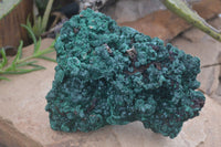 Natural Chatoyant Silky Malachite Specimen  x 1 From Congo - Toprock Gemstones and Minerals 