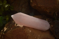 Polished Double Terminated Pink Rose Quartz Points  x 4 From Ambatondrazaka, Madagascar - TopRock