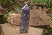 Polished Deep Purple Lepidolite Point  x 1 From Madagascar - TopRock