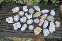 Natural Spirit Quartz Small Cluster or Crystal Specimens x 35 From Boekenhouthoek, South Africa - Toprock Gemstones and Minerals 