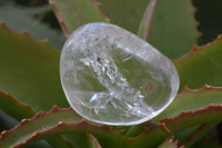 Polished Optic Rock Crystal Quartz Galet / Palm Stones x 12 From Madagascar