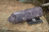 Polished Deep Purple Lepidolite Point  x 1 From Madagascar - TopRock