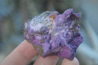 Natural Small Purple Stichtite & Green Serpentine Cobbed Pieces  - Sold per 1 kg (10-18 pieces) - From Barberton, South Africa - TopRock