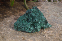 Natural Chatoyant Silky Malachite Specimen x 1 From Kasompe, Congo