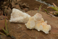 Natural Rare Sugar Quartz Clusters  x 4 From Ambatfinhandrana, Madagascar - TopRock