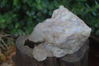 Natural Cascading White Phantom Smokey Quartz Clusters  x 2 From Luena, Congo - Toprock Gemstones and Minerals 