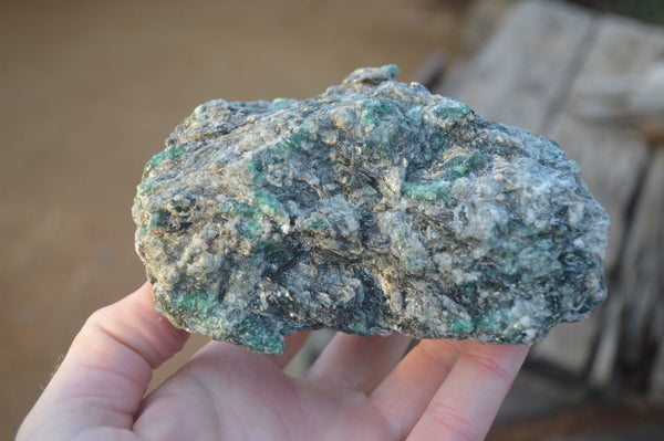 Natural Rare Emerald Mica In Matrix Cobbed Specimens x 3 From Mutoko, Zimbabwe