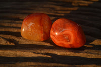 Polished  Carnelian Agate Tumble Stones  x 1 Kg Lot From Madagascar