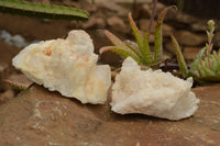 Natural Rare Sugar Quartz Clusters  x 4 From Ambatfinhandrana, Madagascar - TopRock