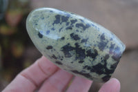 Polished Spotted Leopard Stone Standing Free Forms  x 6 From Zimbabwe - Toprock Gemstones and Minerals 