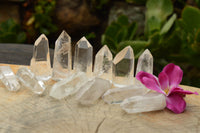 Polished Clear Quartz Crystal Points x 24 From Madagascar - TopRock