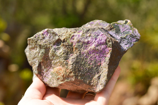 Natural Large Rough Purple Stichtite Specimens  x 2 From Barberton, South Africa - TopRock