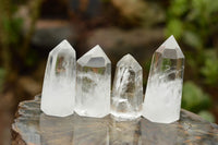 Polished Clear Quartz Crystal Points x 24 From Madagascar - TopRock