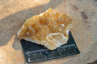 Natural Golden Limonite / Lemonite Quartz Clusters  x 6 From Mwinilunga, Zambia - TopRock