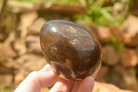 Polished Large Morion Smokey Quartz Eggs x 4 From Madagascar - TopRock