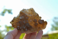 Natural Golden Limonite / Lemonite Quartz Clusters  x 6 From Mwinilunga, Zambia - TopRock