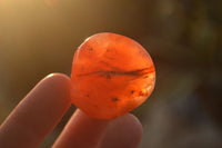 Polished  Carnelian Agate Tumble Stones  x 1 Kg Lot From Madagascar