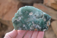 Polished On One Side Emerald Mtorolite Plates x 12 From Mutorashanga, Zimbabwe