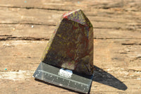 Polished Dragon Bloodstone Bastite Points  x 2 From Tshipies, South Africa - TopRock