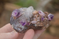 Polished Artificially Made Amethyst Crystal Clusters  x 6 From Chiredzi, Zambia - TopRock