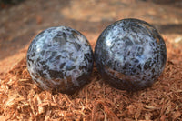 Polished Merlinite Gabbro Spheres  x 4 From Madagascar - Toprock Gemstones and Minerals 