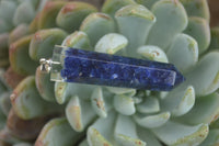 Polished Packaged Hand Crafted Resin Pendant with Sodalite Chips - sold per piece - From Bulwer, South Africa - TopRock