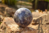 Polished Specular Purple Mica Lepidolite Spheres  x 4 From Madagascar - TopRock