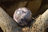 Polished Specular Purple Mica Lepidolite Spheres  x 4 From Madagascar - TopRock