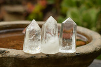 Polished Clear Quartz Crystal Points x 24 From Madagascar - TopRock