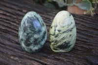 Polished Leopard Stone Standing Free Forms  x 6 From Zimbabwe - Toprock Gemstones and Minerals 