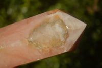 Polished Orange Twist Calcite Towers x 2 From Maevantanana, Madagascar