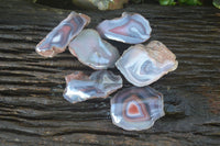 Polished River Agate Nodules  x 6 From Zimbabwe