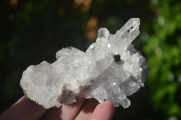 Natural Clear Quartz Crystal Clusters  x 5 From Mpika, Zambia - Toprock Gemstones and Minerals 