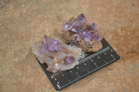 Polished Artificially Made Amethyst Crystal Clusters  x 6 From Chiredzi, Zambia - TopRock