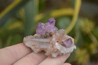 Polished Artificially Made Amethyst Crystal Clusters  x 6 From Chiredzi, Zambia - TopRock