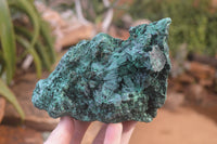 Natural Chatoyant Silky Malachite Specimen x 1 From Kasompe, Congo