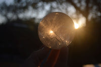 Polished Clear Quartz Crystal Balls  x 2 From Ambatondrazaka, Madagascar