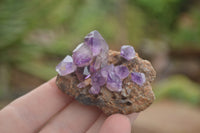 Polished Artificially Made Amethyst Crystal Clusters  x 6 From Chiredzi, Zambia - TopRock