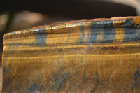 Natural Golden Blue Tigers Eye Specimens  x 2 From Prieska, South Africa - TopRock