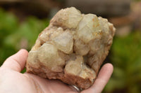 Natural Malachite Infused White Phantom Smokey Quartz Clusters  x 3 From Luena, Congo - TopRock