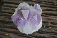 Natural Jacaranda Amethyst Clusters  x 3 From Zambia - Toprock Gemstones and Minerals 