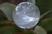 Polished Clear Quartz Crystal Balls  x 2 From Ambatondrazaka, Madagascar