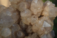 Natural Cascading White Phantom Smokey Quartz Clusters  x 2 From Luena, Congo - Toprock Gemstones and Minerals 