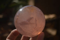 Polished  Star Rose Quartz Spheres x 3 From Ambatondrazaka, Madagascar - TopRock