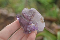 Polished Artificially Made Amethyst Crystal Clusters  x 6 From Chiredzi, Zambia - TopRock