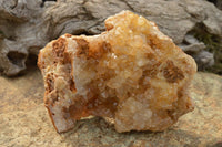 Natural Golden Limonite / Lemonite Quartz Clusters  x 2 From Zambia - TopRock