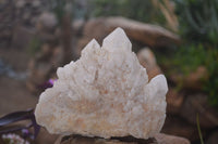 Natural Large Candle Quartz Crystals  x 2 From Madagascar